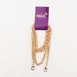 PAPAĞAN KANCALI ÇANTA ZİNCİRİ 1.20 MT MODEL 15 (1978) ALTIN