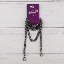 PAPAĞAN KANCALI ÇANTA ZİNCİRİ 1.20 MT MODEL 15 (1978) NIKEL