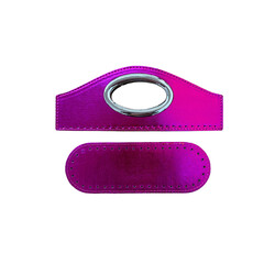 PARLAK EL ÇANTASI SETİ 26 CM FUSYA