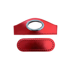 PARLAK EL ÇANTASI SETİ 26 CM KIRMIZI