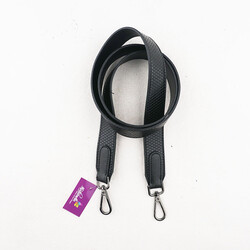 YILAN DESEN ÇANTA ASKISI 3x135 CM. SIYAH